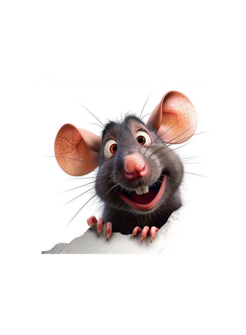 ملصقات سيارات على شكل فأر، ملصقات وملصقات مصد للسيارات - Image 1